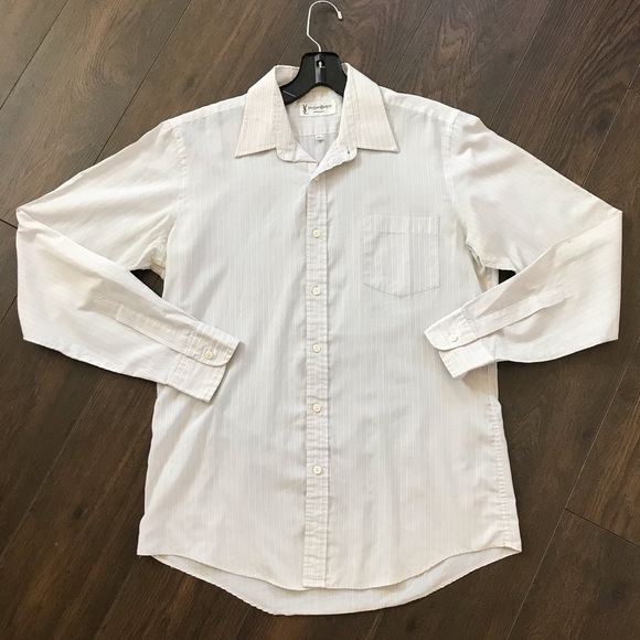 Yves saint Laurent mens button down shirt size15.5 - Picture 1 of 4